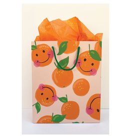 Smiley Orange Gift Bag