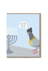 Modern Printed Matter Light That Up Hanukkah Card Modern Printed Matter Light That Up Hanukkah Card