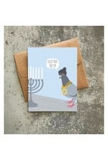Modern Printed Matter Light That Up Hanukkah Card Modern Printed Matter Light That Up Hanukkah Card