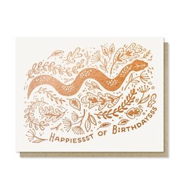 Paper Parasol Press Snake Birthday Card