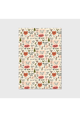 Abbie Ren Illustration Do Not Open Wrapping Paper Sheets