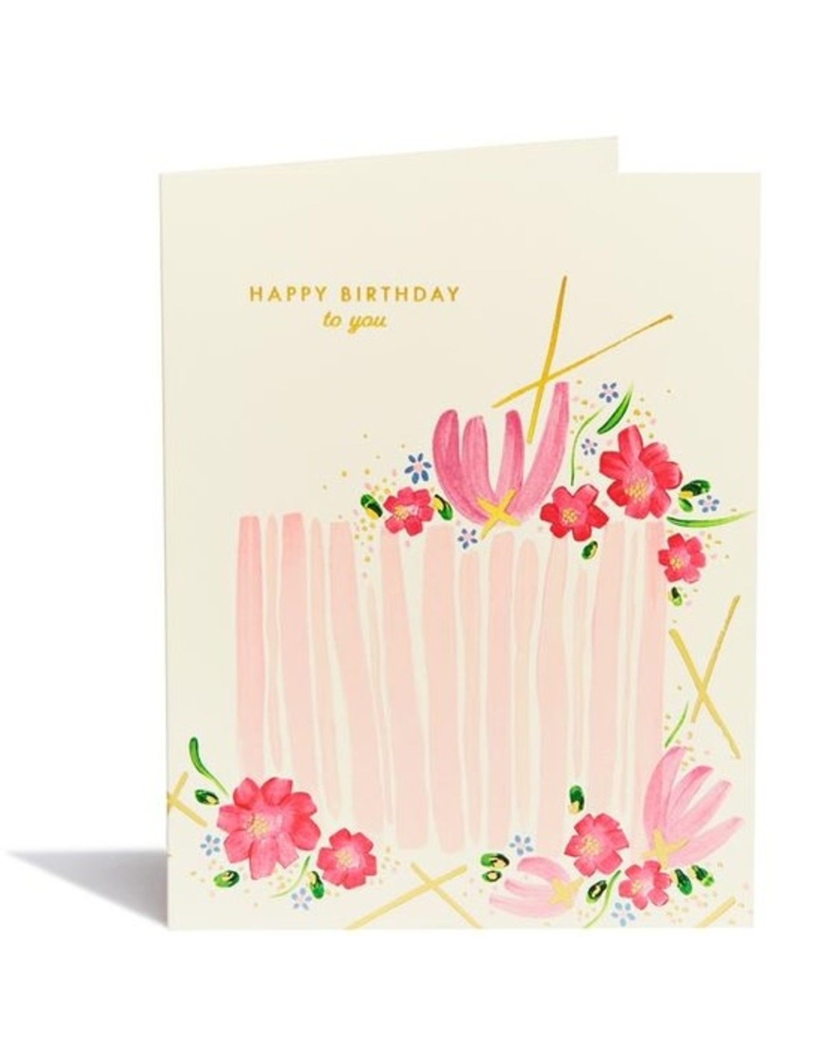 Snow & Graham Birthday Cake Card