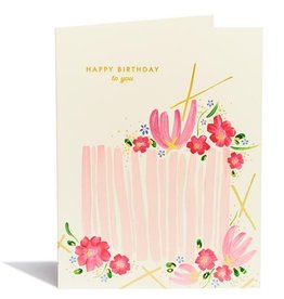 Snow & Graham Birthday Cake Card