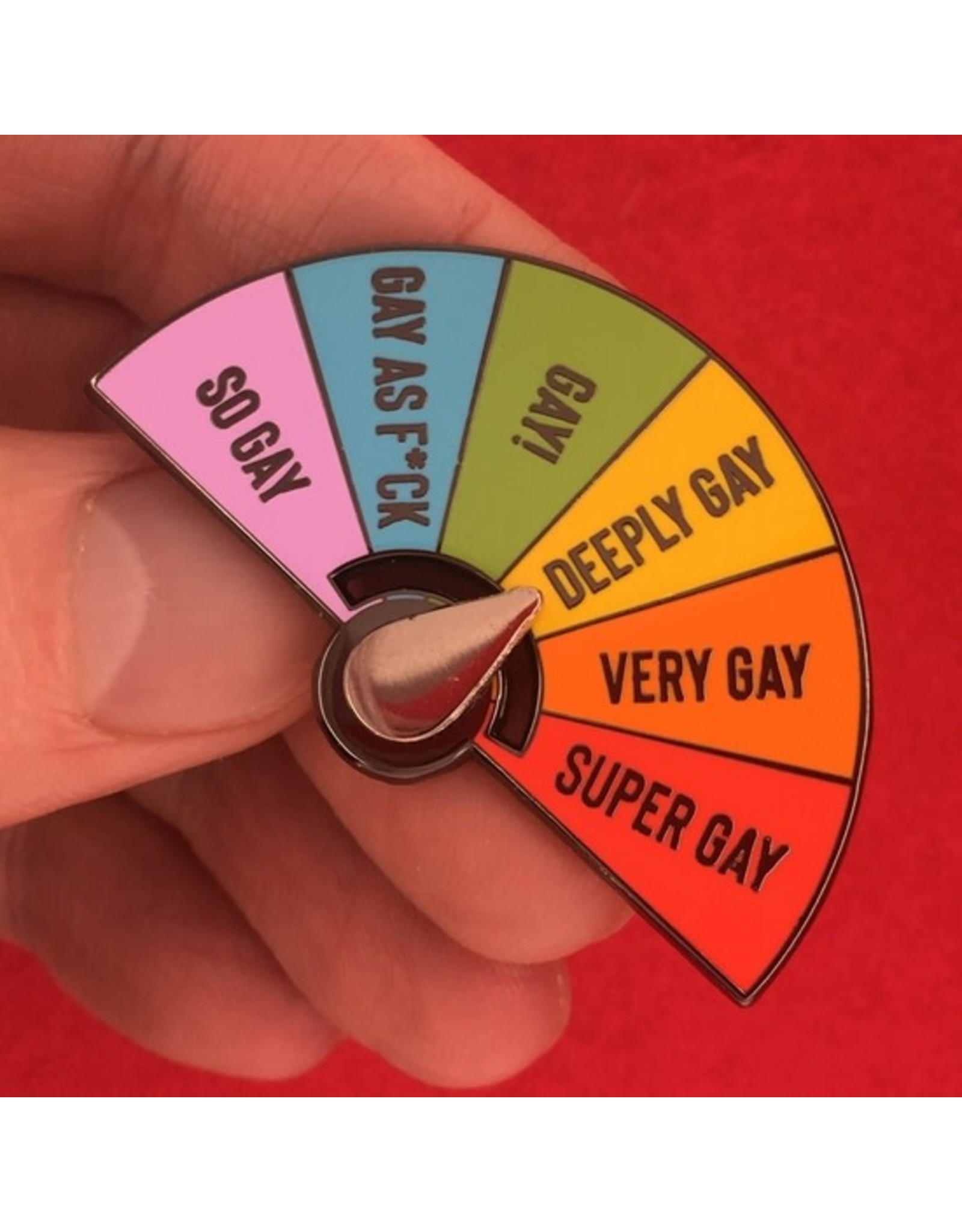 Dissent Pins Super Gay Pin