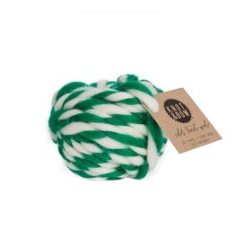 Knot & Bow Color Twist Wool Ball - Emerald