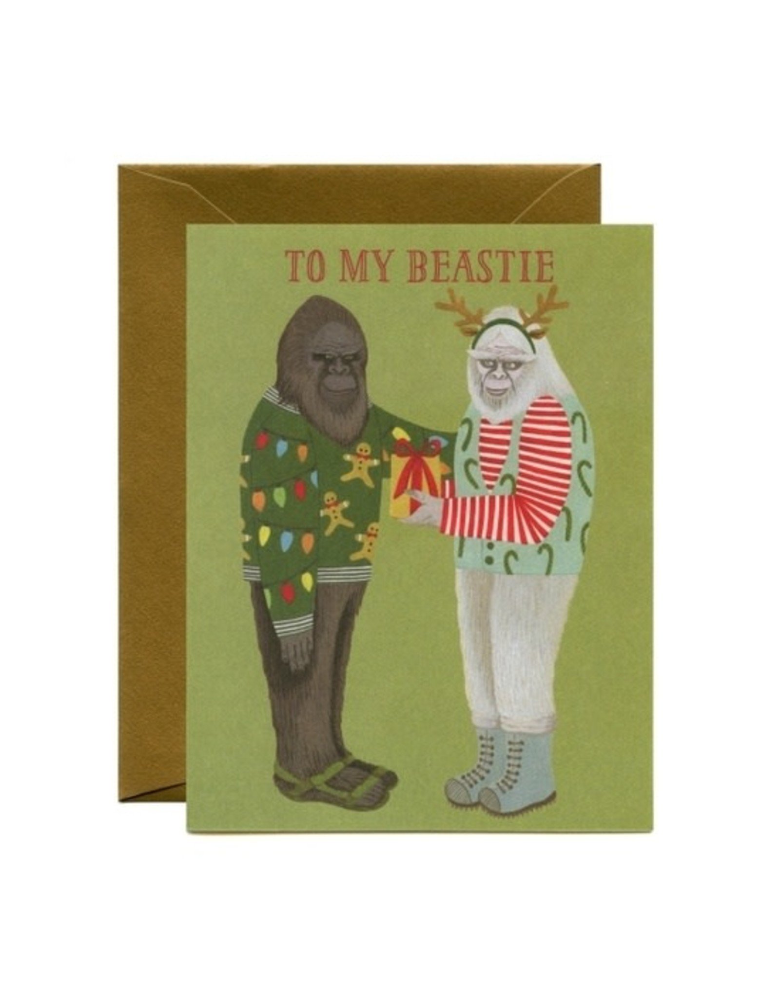 Yeppie Paper Beastie Holiday Card