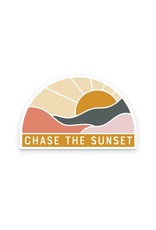 Ruff House Print Shop Chase the Sunset Sticker