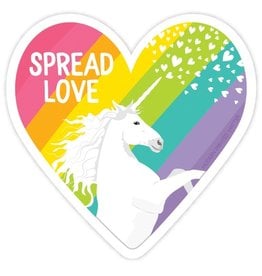 Modern Printed Matter Spread Love Sticker