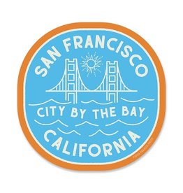 Paper Parasol Press Retro San Francisco Sticker