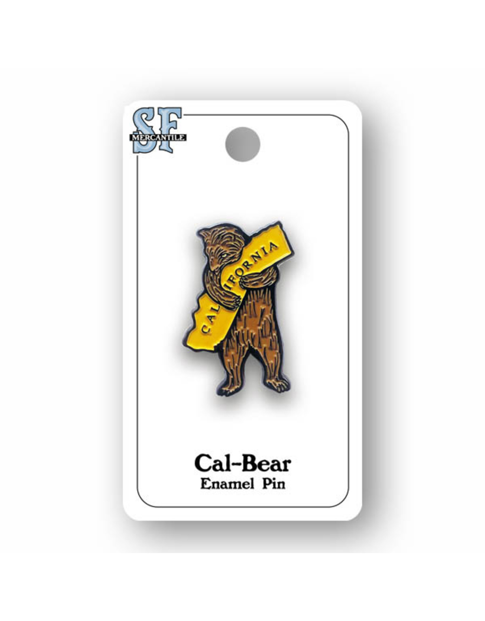 SF Mercantile CA Bear Hug Enamel Pin
