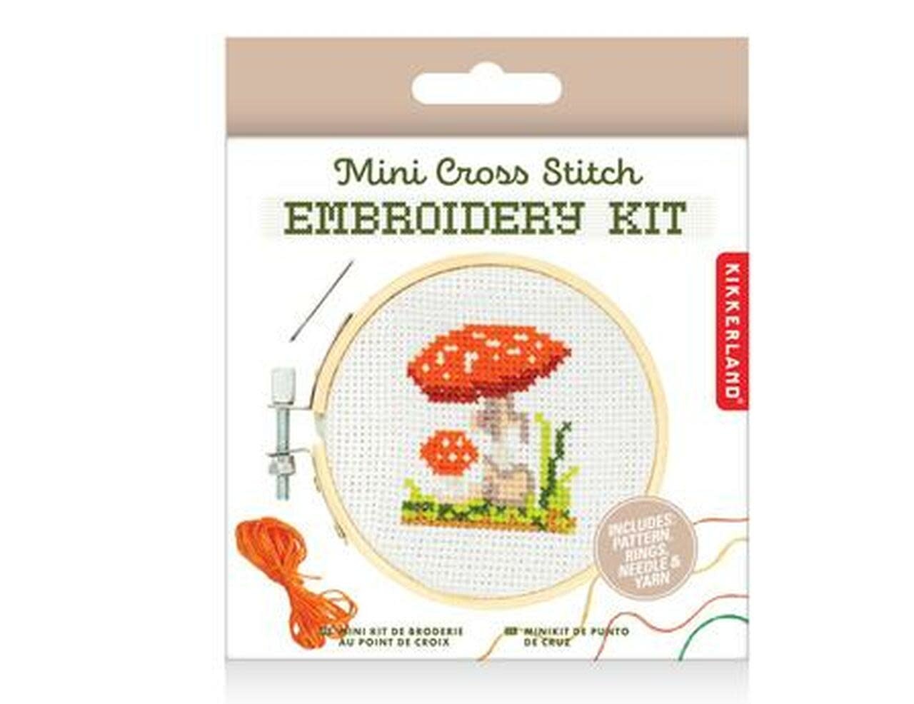 Orange Mini Cross Stitch Kit - 9346252011328
