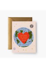 Rifle Paper You Make the World Better Card
