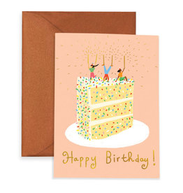 Carolyn Suzuki Confetti Cake Card