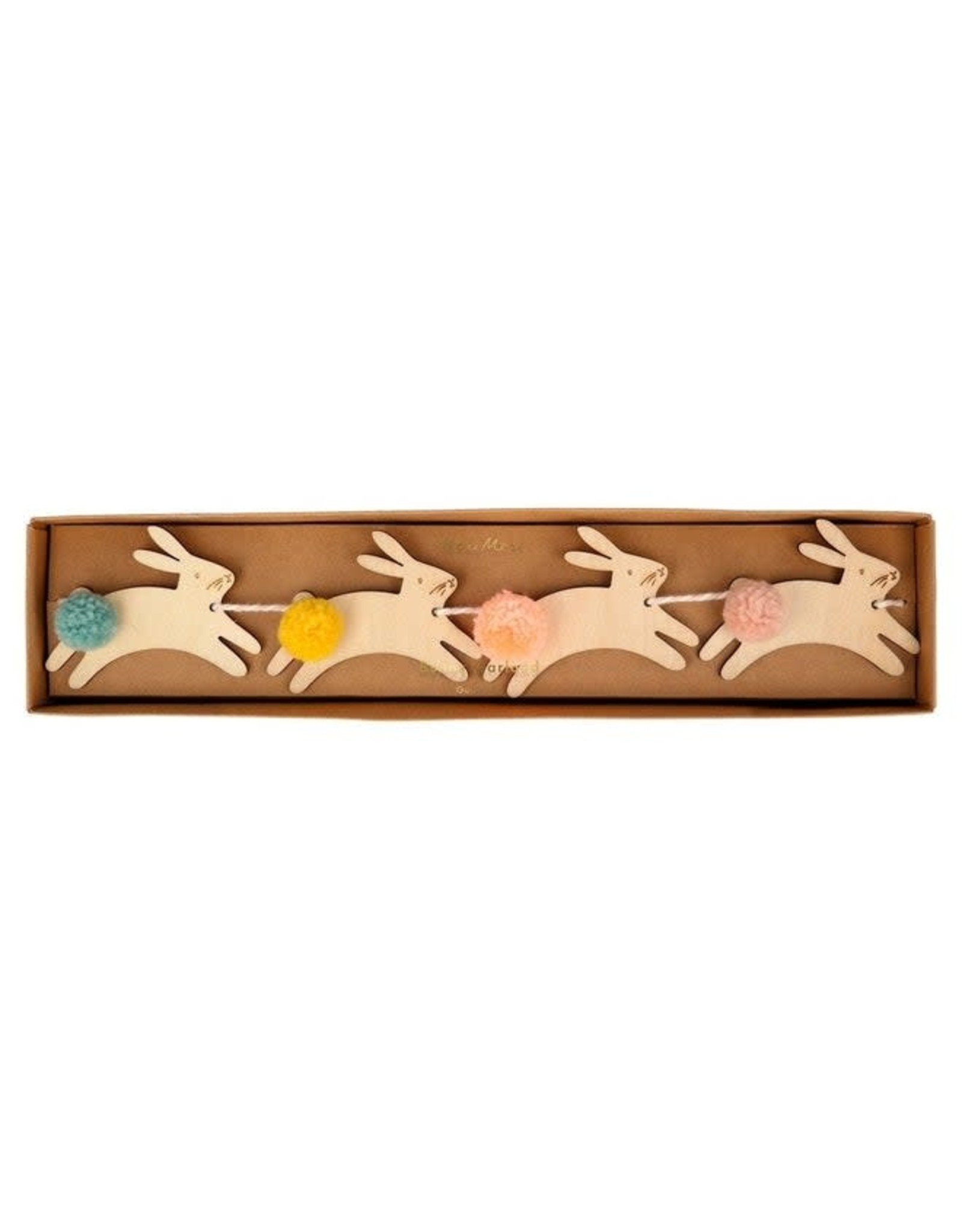 Wooden Bunny Mini Garland