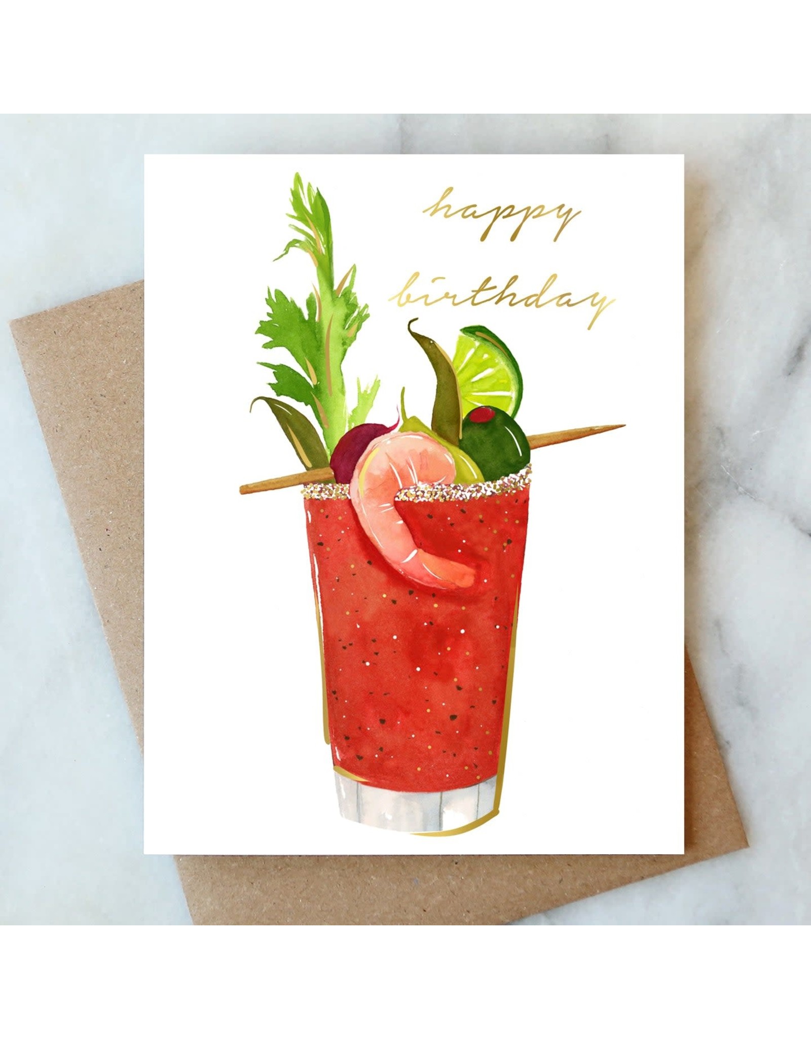 Abigail Jayne Design Bloody Mary Birthday Card