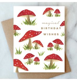 Abigail Jayne Design Magical Mushrooms Birthday Card