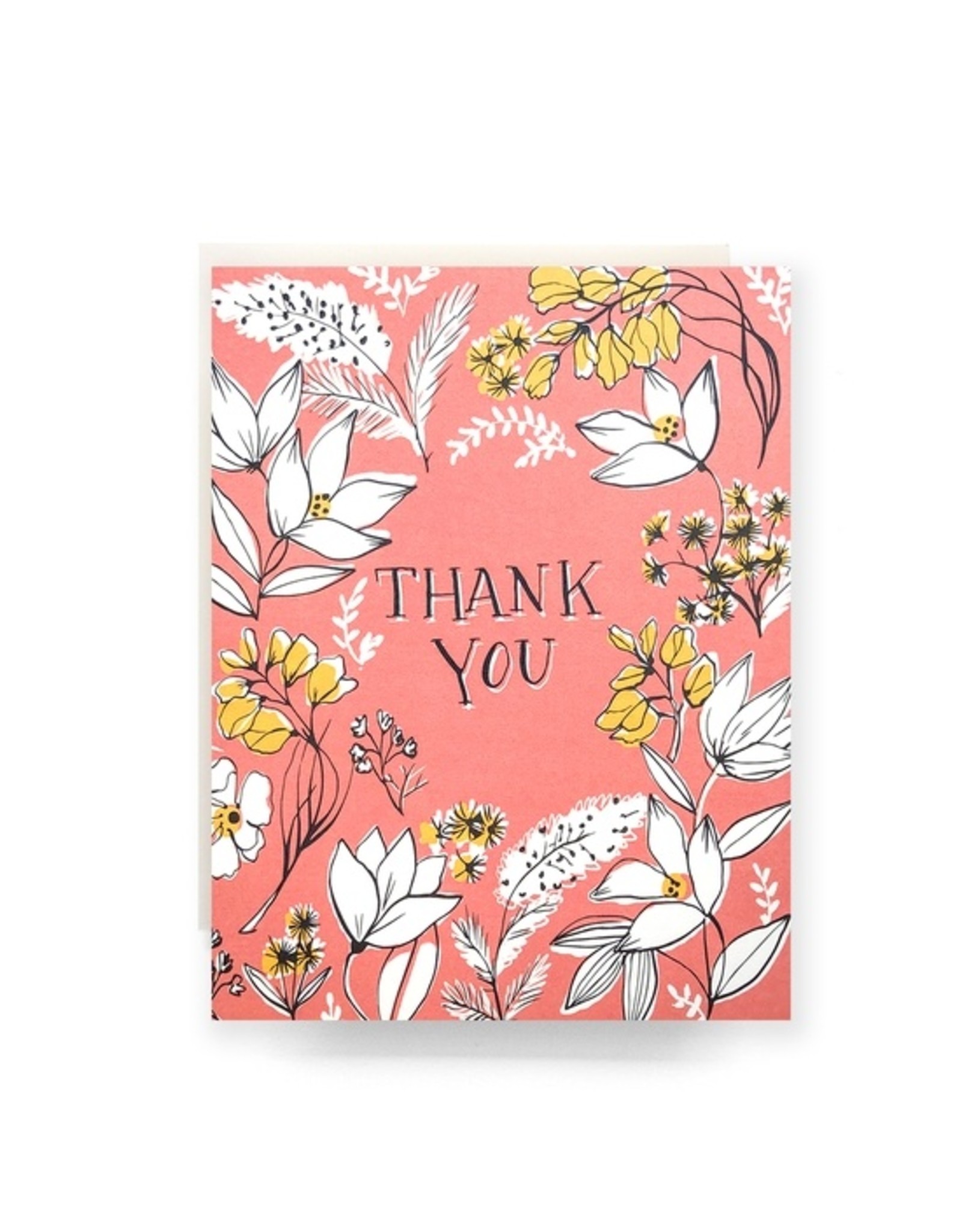 Antiquaria Floral Toile Thank You - Box Set of 8