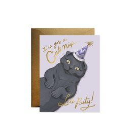 Good Juju Ink Catnip Party Time Card