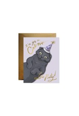 Good Juju Ink Catnip Party Time Card