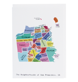 Map of San Francisco (Rainbow)