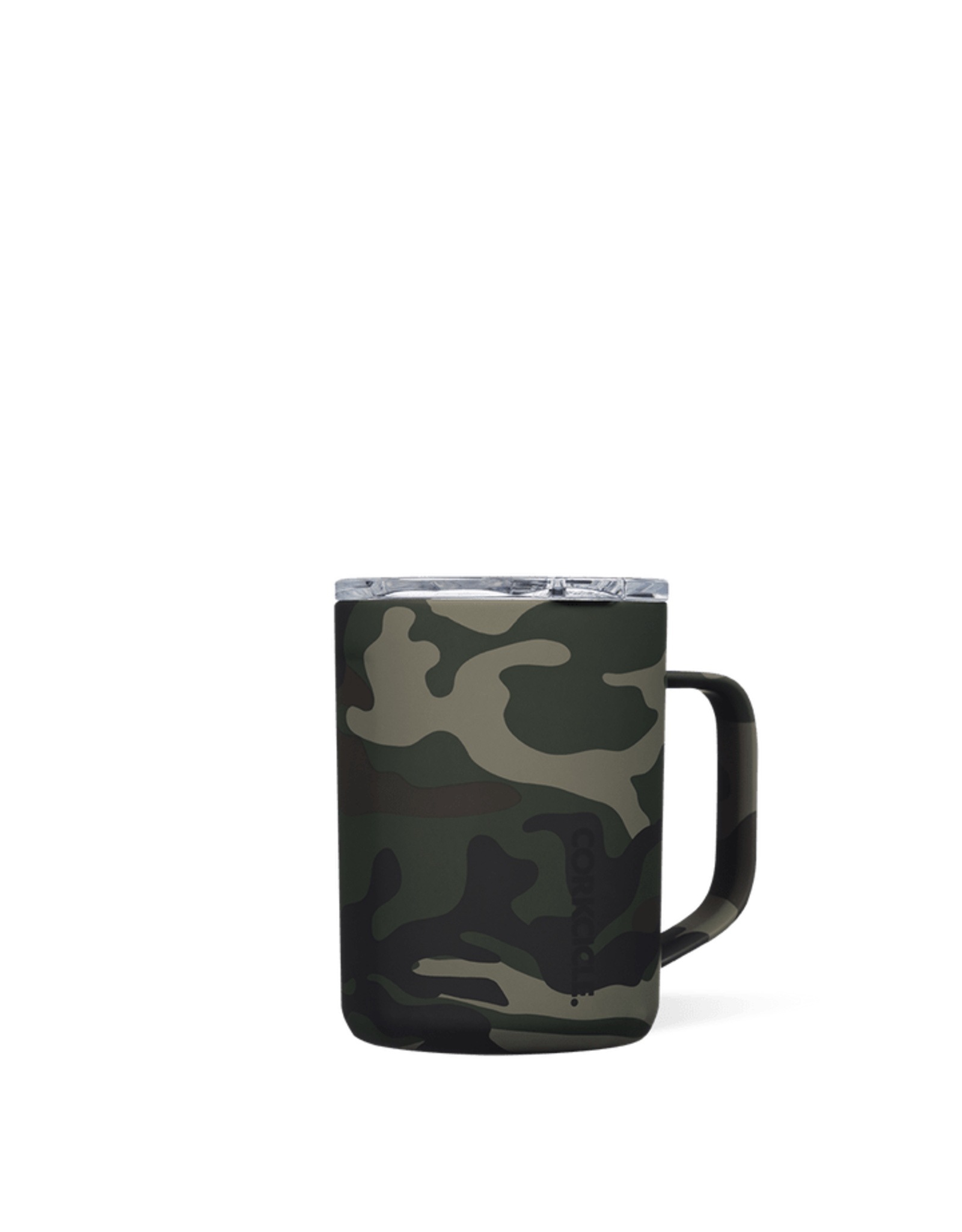 Corkcicle Camo 22 Ounce Coffee Mug Triple Insulated Cup, Woodland