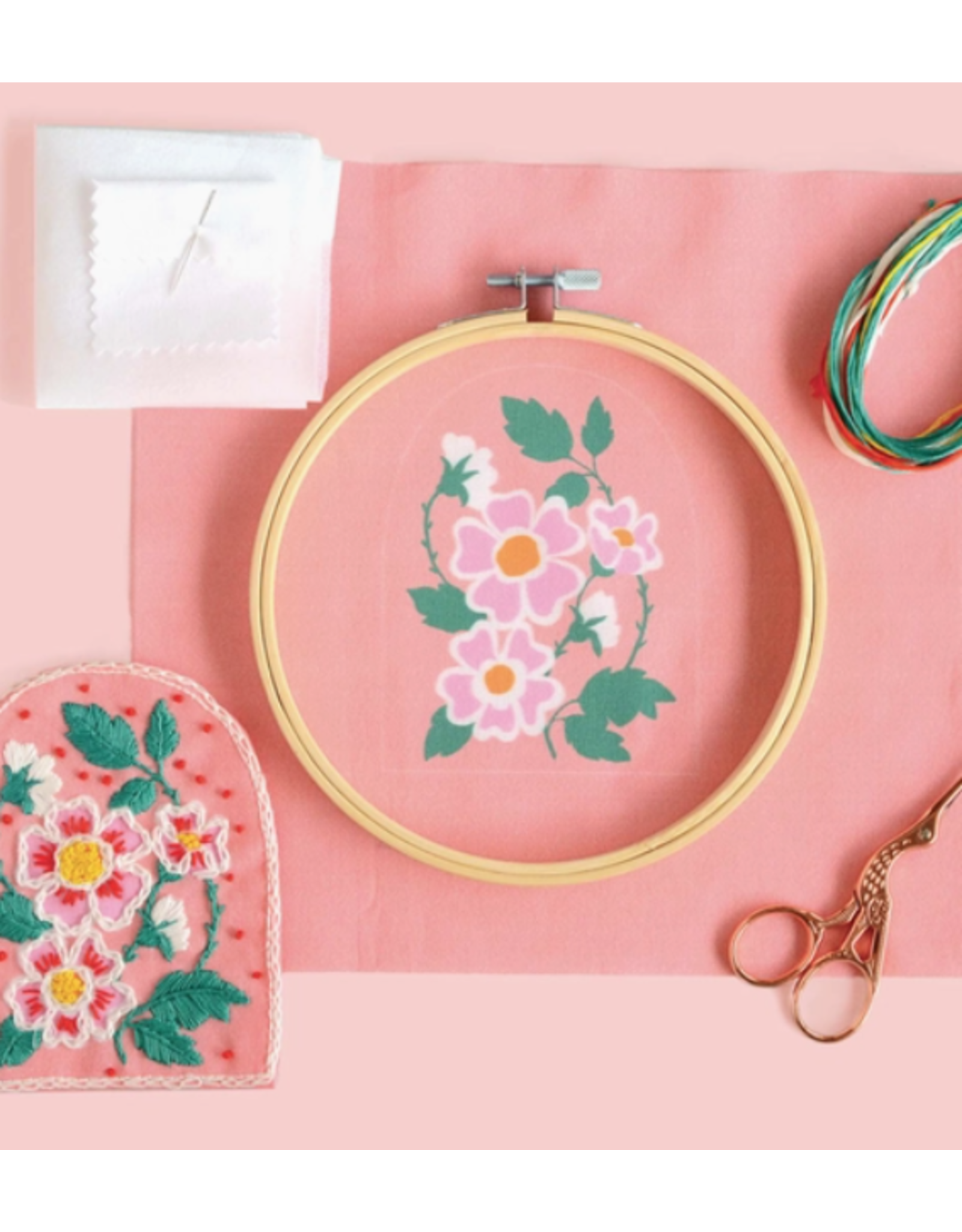 Antiquaria DIY Kit: Roses Embroidery Patch