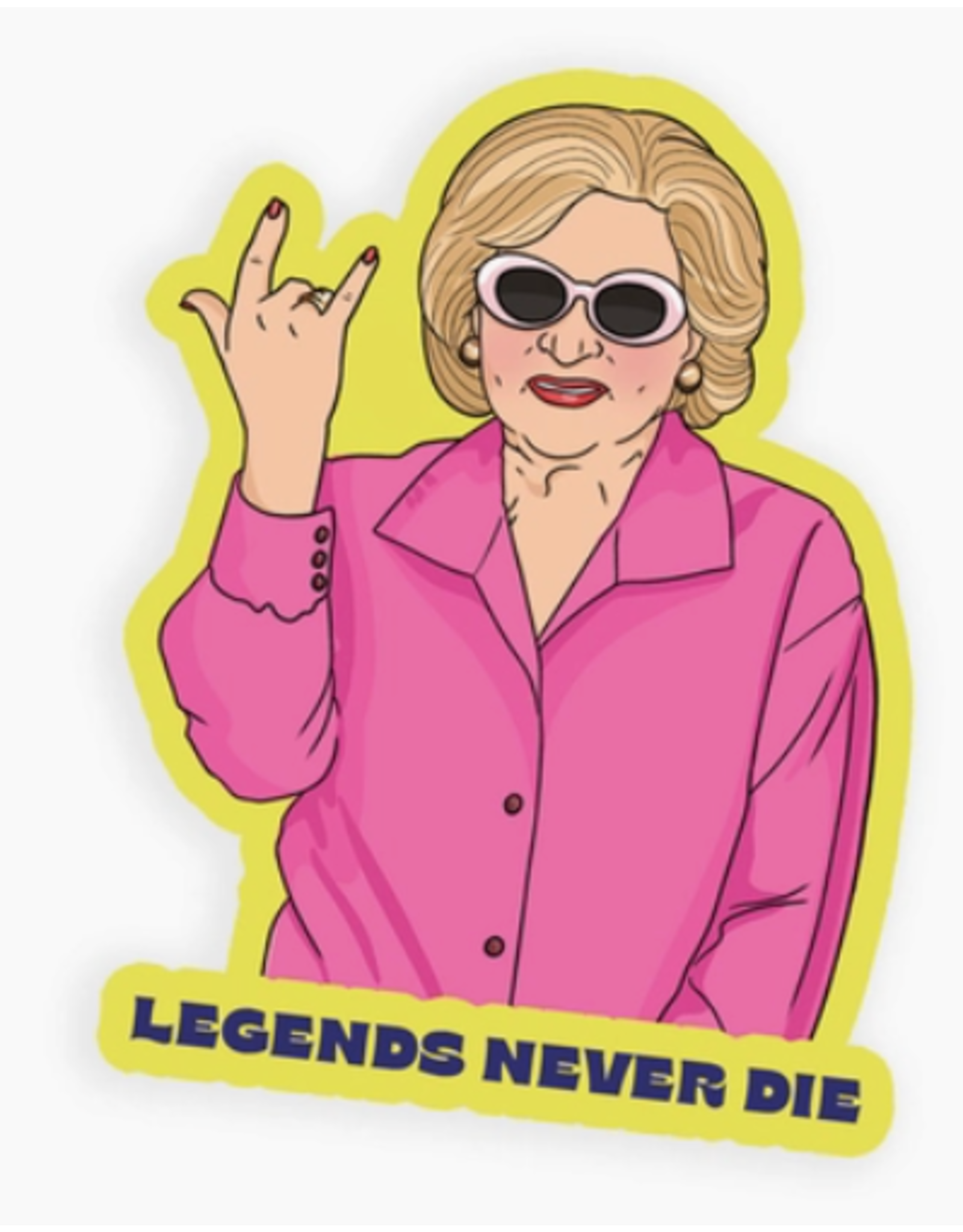 Betty "Legends Never Die" Sticker