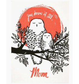 Mom Owl Mother's Day Card