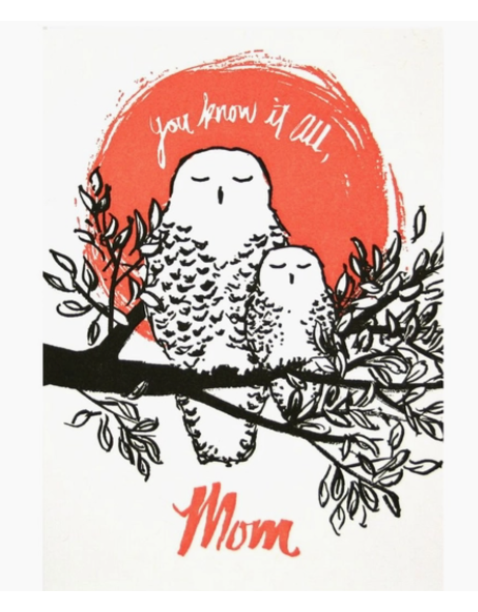 Mom Owl Mother's Day Card