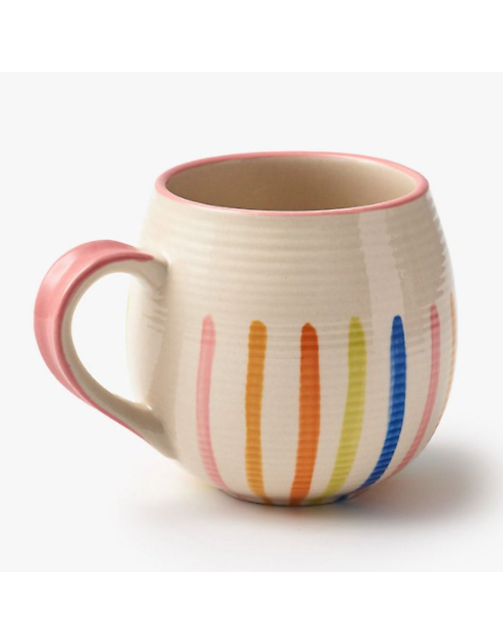 Paper Source Hand-painted Stripe Mug