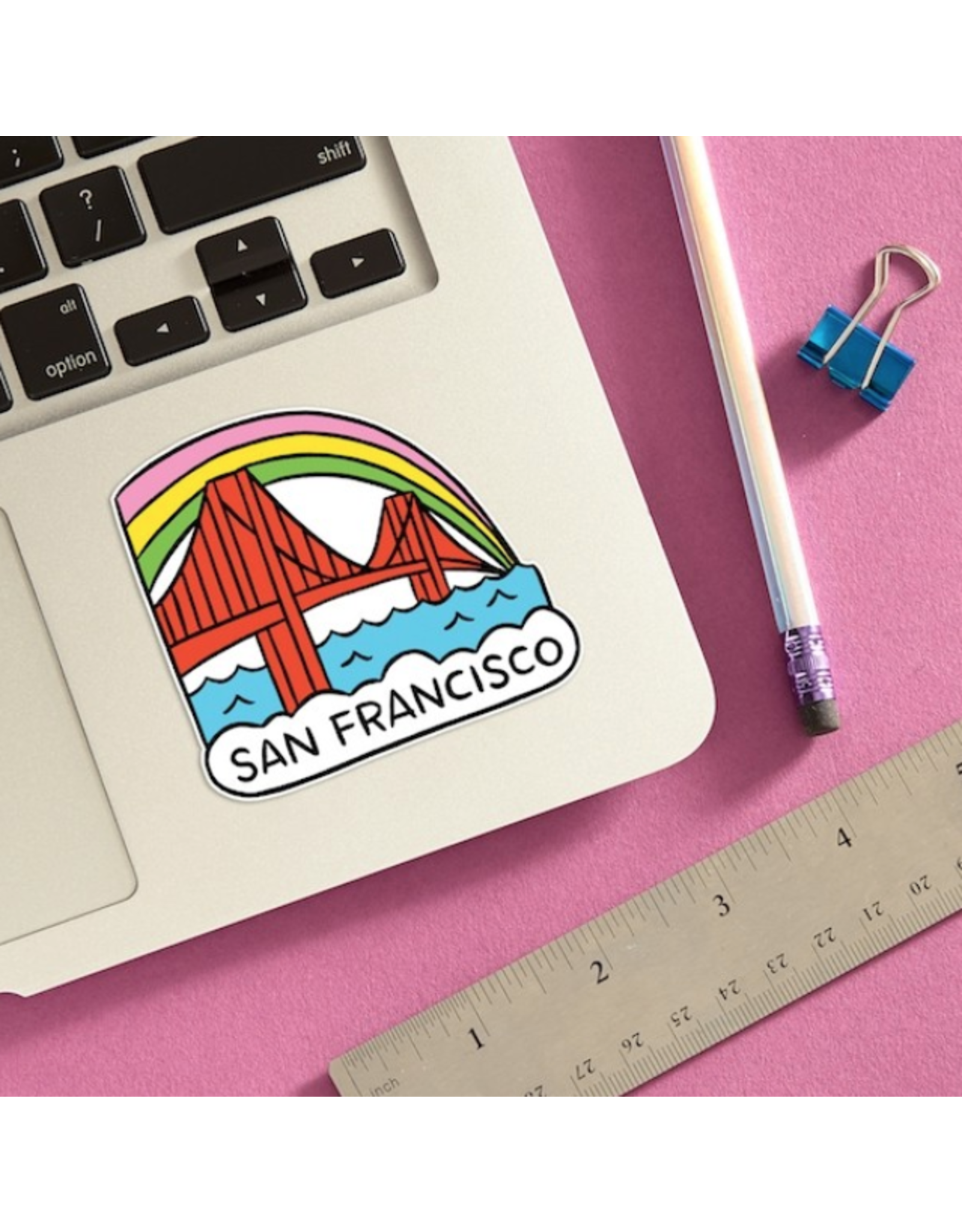 The Found San Francisco Golden Gate Bridge Sticker