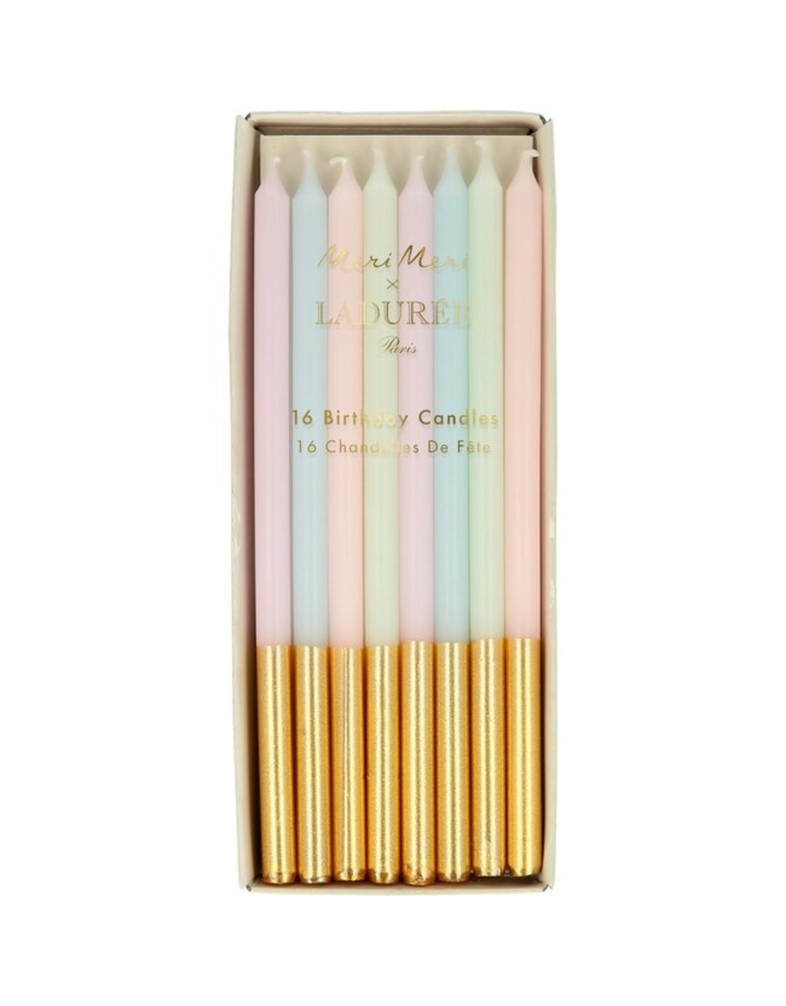 Laduree Paris Gold Leaf Tapered Candles