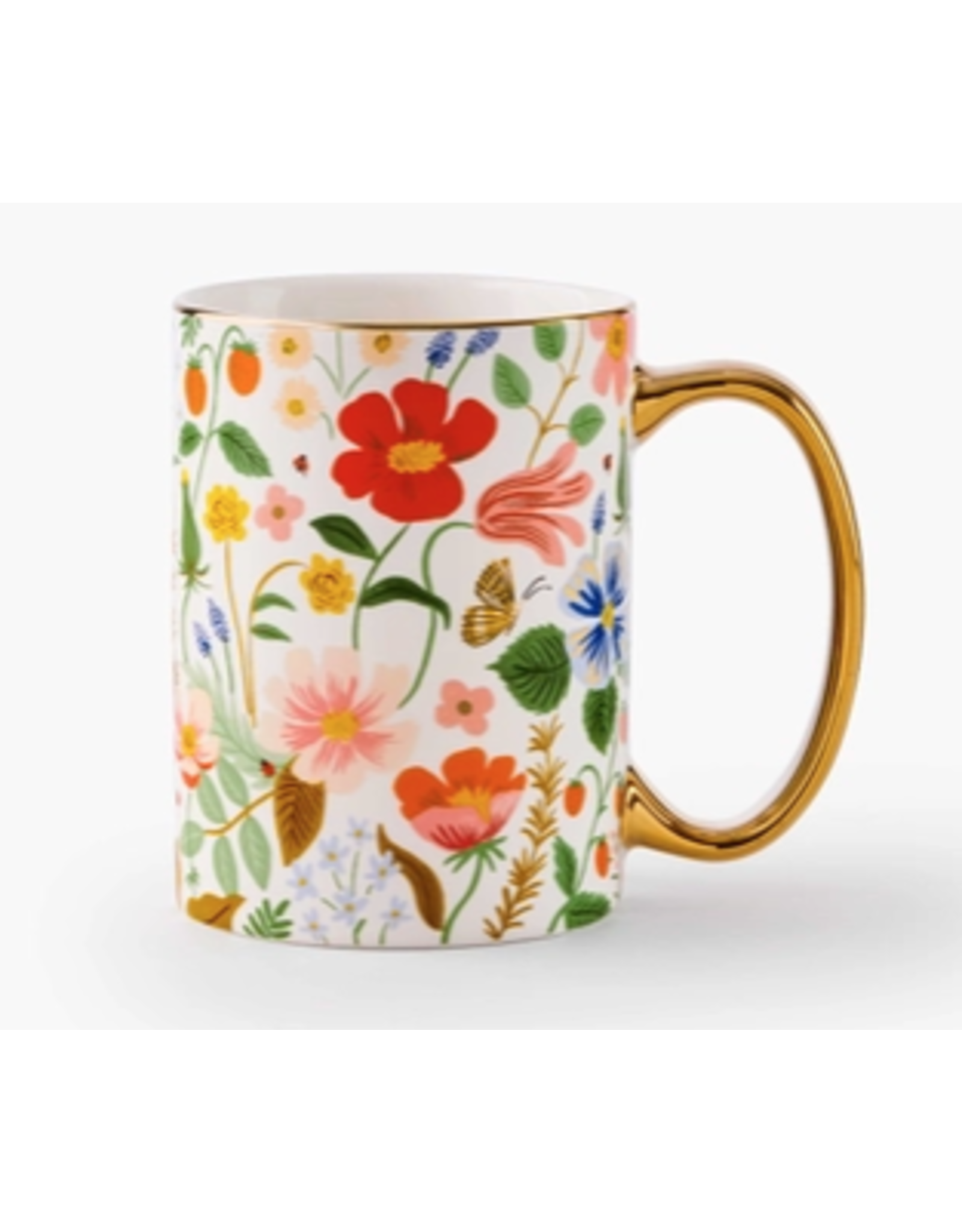Rifle Paper Strawberry Fields Porcelain Mug
