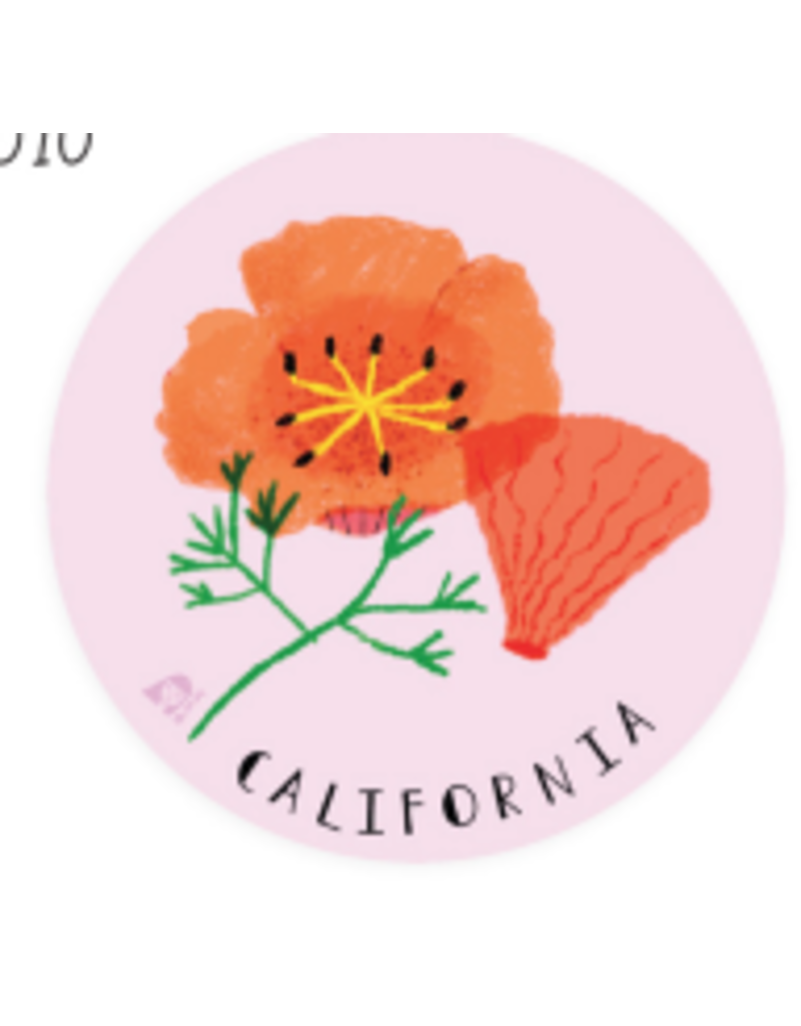 Carolyn Suzuki Cali Poppy Sticker