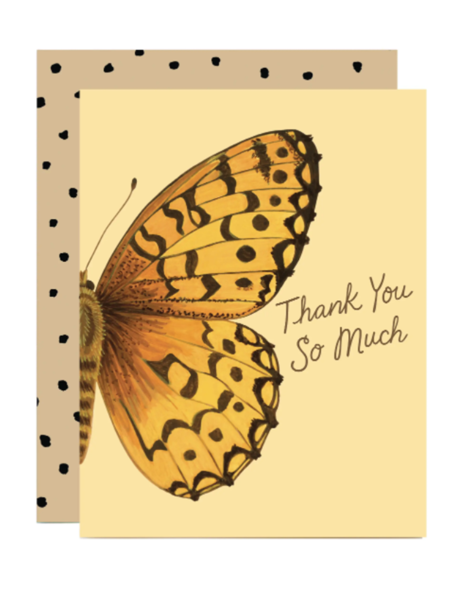 Yeppie Paper Fritillary Thanks - Boxed Set of 6