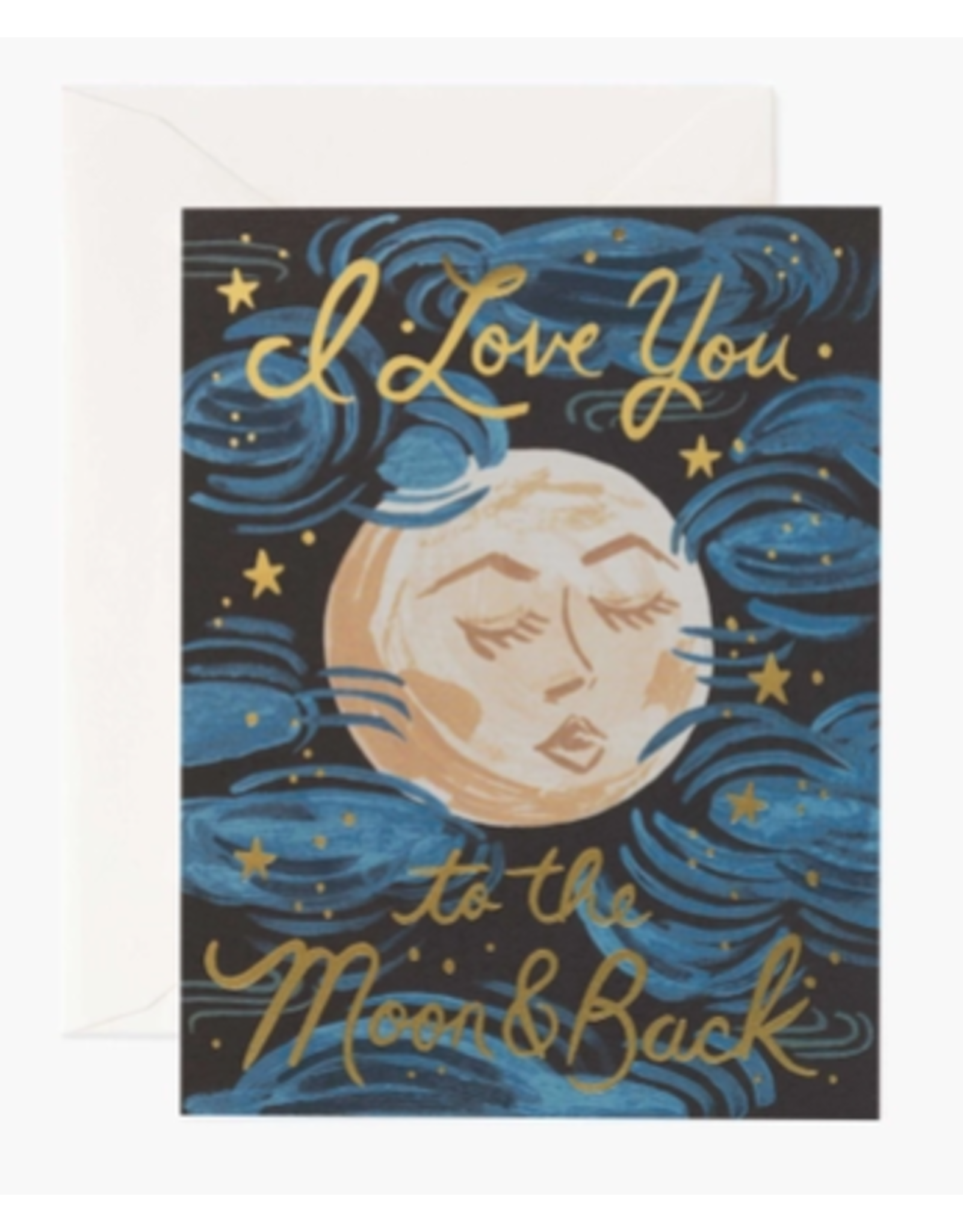 Rifle Paper To The Moon And Back Card