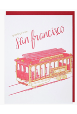 San Francisco Greetings Card
