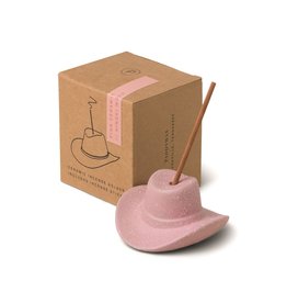 Hat Incense Holder with 100 Sticks - Hinoki Wood