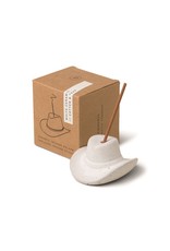 Hat Incense Holder with 100 Sticks - Cotton Teak