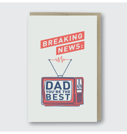 Pike Street Press Breaking News Dad Card