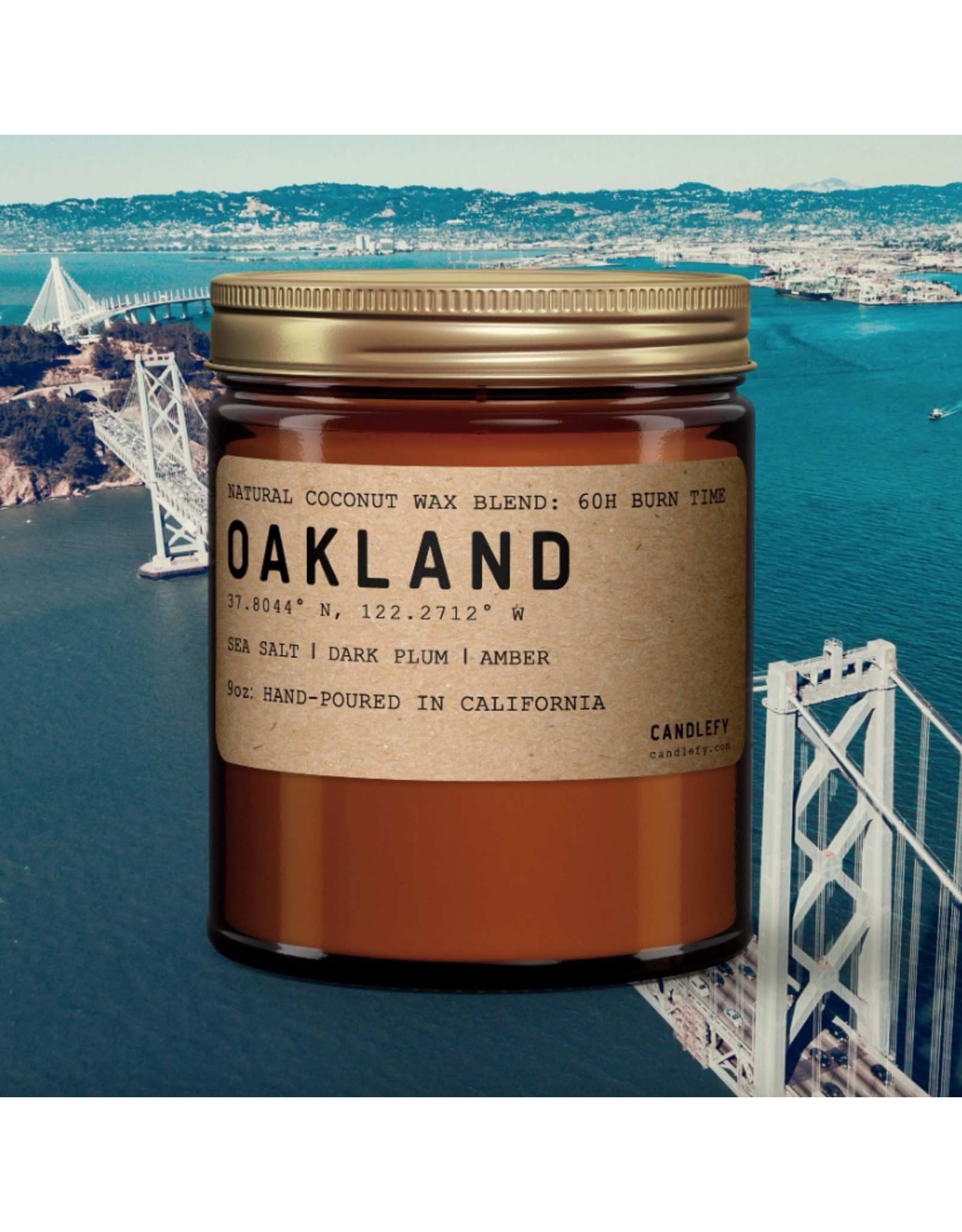 Candlefy Oakland California Scented Candle