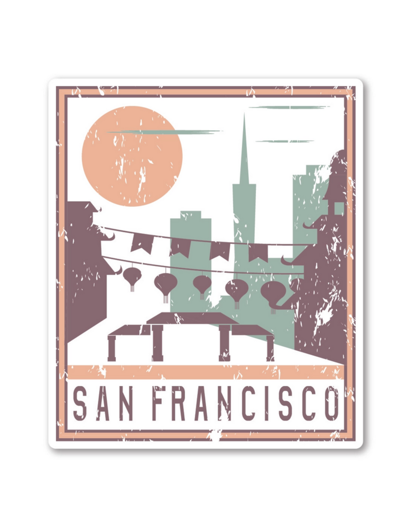 Morris Magnets San Francisco Scene - Magnet