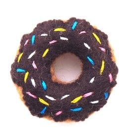 Chocolate Donut Cat Toy