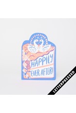 Egg Press Happily Every After! - Wedding Cake Card
