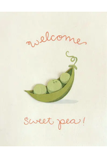 Good Paper Welcome Sweet Pea Card