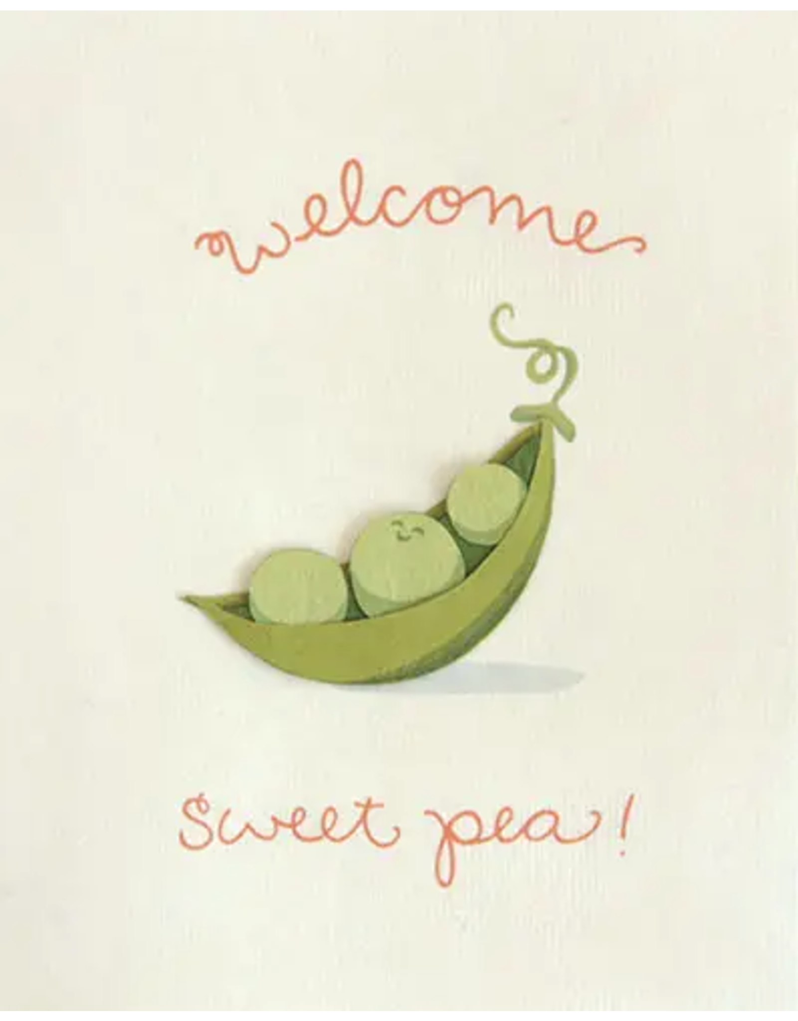 Good Paper Welcome Sweet Pea Card