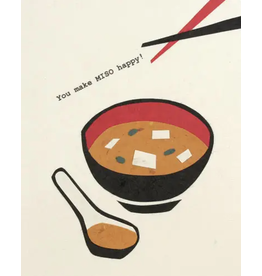 Good Paper You Make Miso Happy Card
