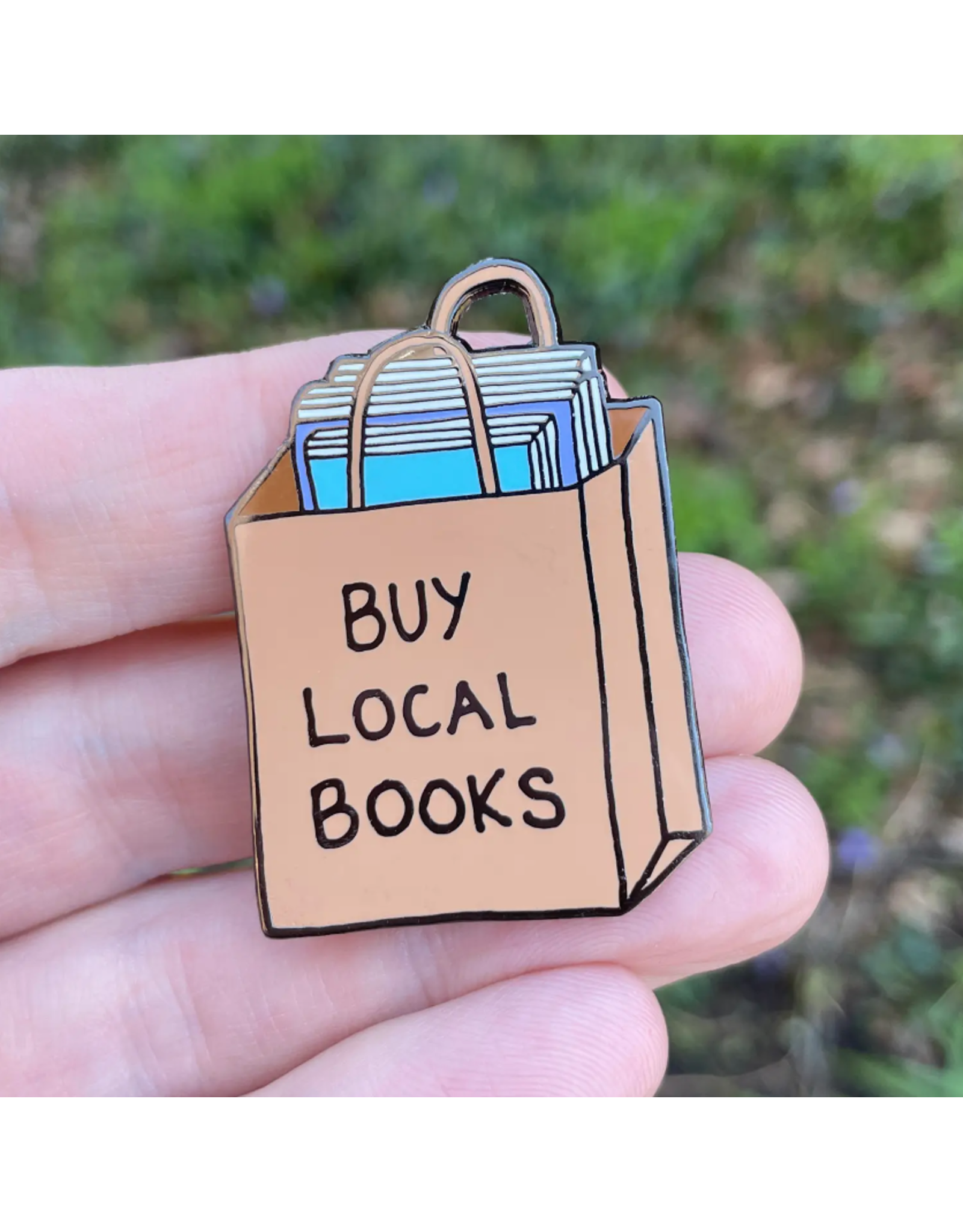 Dissent Pins Buy Local Books Pin