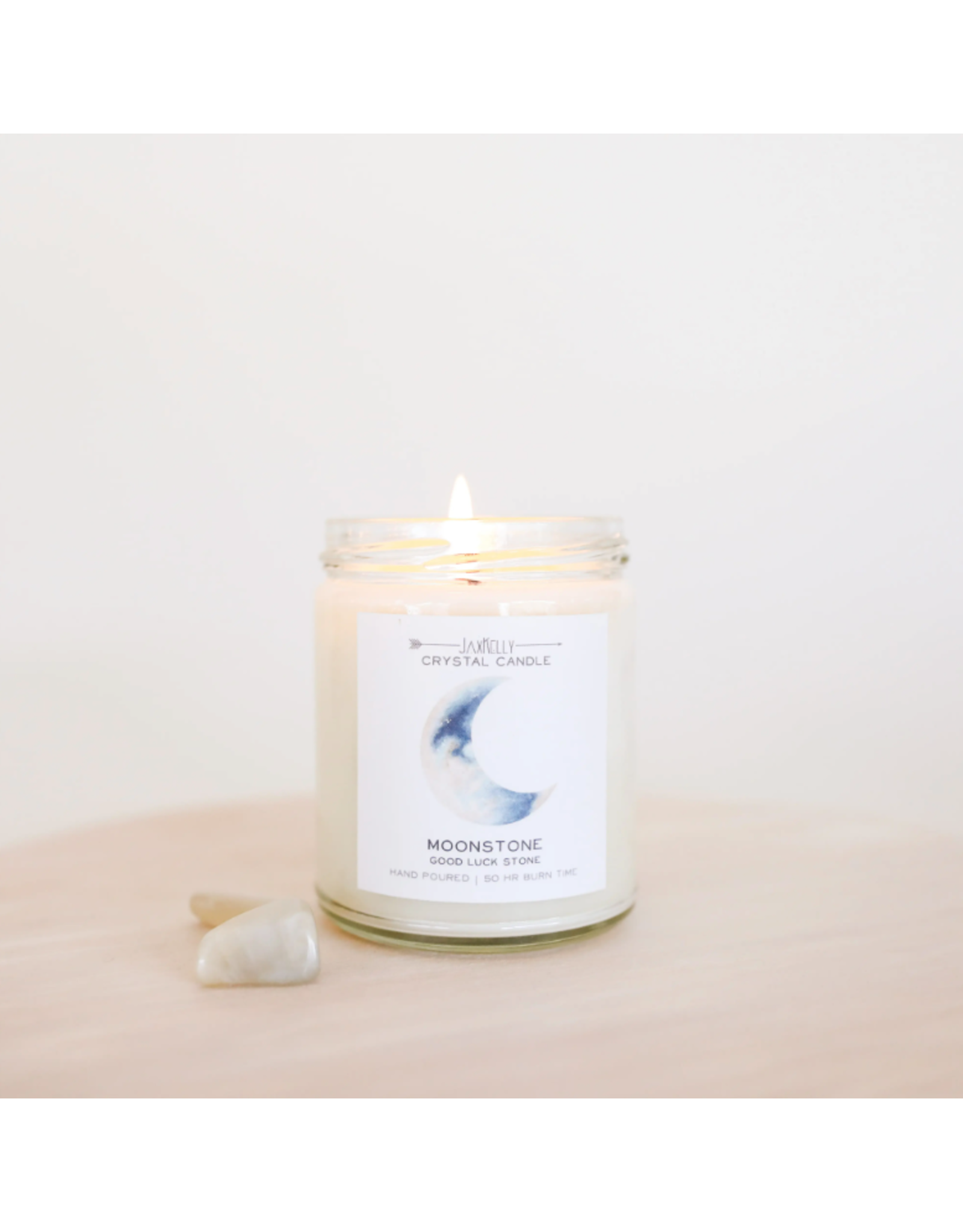 JaxKelly Crystal Candle - Moonstone