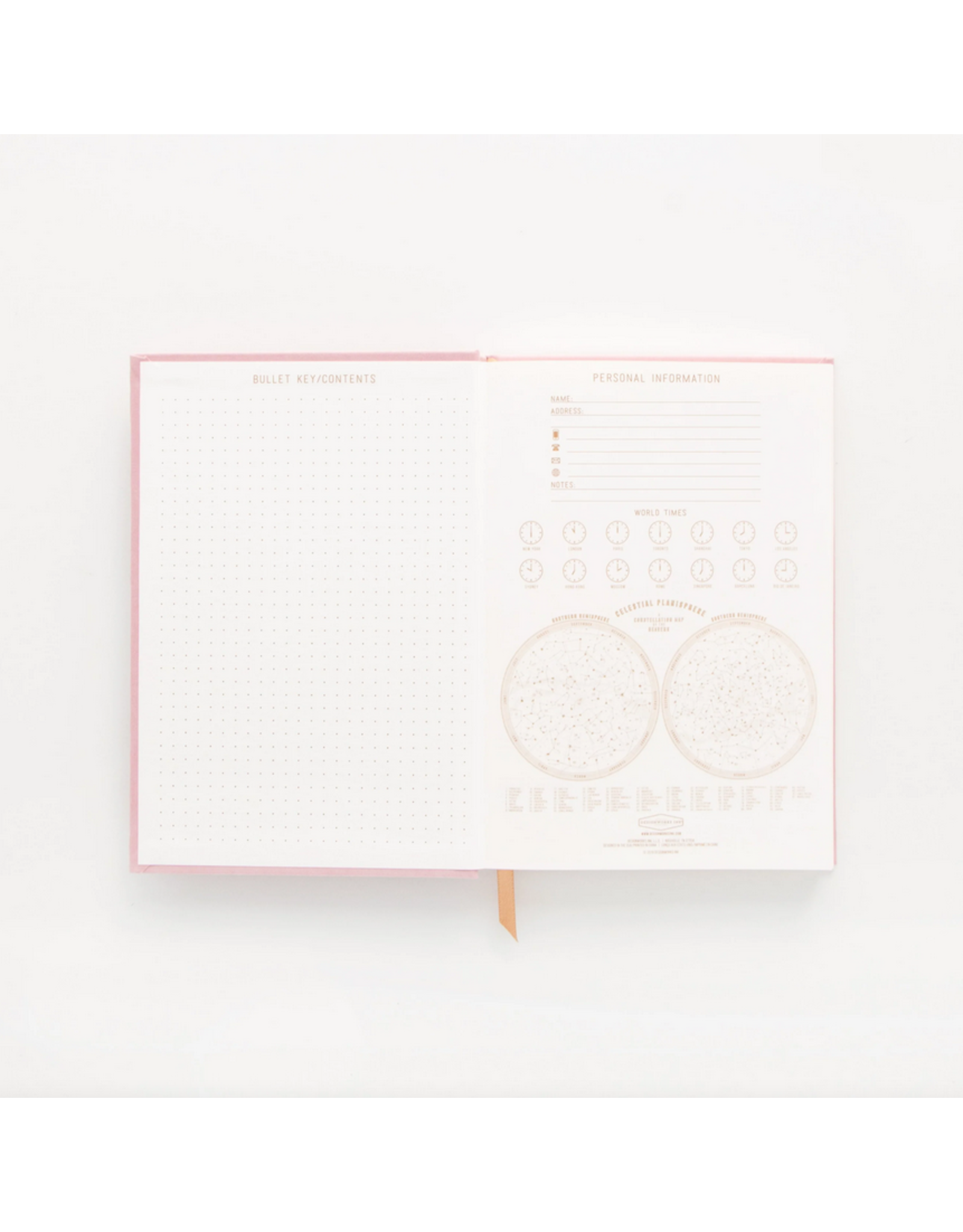 Designworks Ink Journal - Dusty Pink Radiant Rainbow